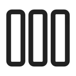 Column Triple SVG Icon